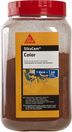 Краситель для бетона и смесей Sika SikaCim Color, 0.7 кг, цвет коричневый