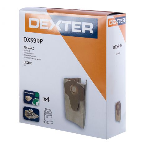 Мешки для пылесоса Dexter DXS99P, 4 шт.