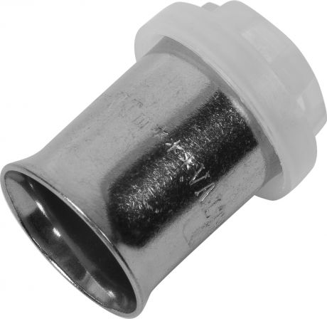 Гильза для пресс-фитинга Valtec, 16 мм, никелированная латунь