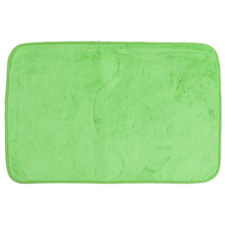 Коврик для ванной комнаты 48х75 цвет зелёный