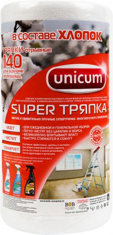 Супер-тряпка Unicum нетканное полотно 140 шт.