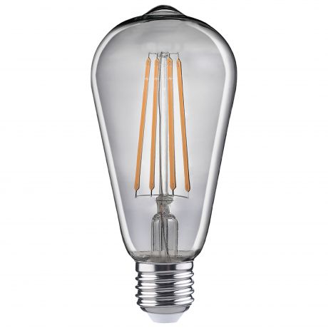 Лампа светодиодная Lexman E27 4 Вт декоративная 470 лм, тёплый белый свет