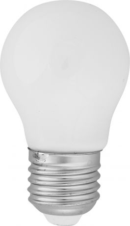 Лампа светодиодная Lexman E27 4,5 Вт 470 Лм 2700 K свет тёплый белый, матовая колба