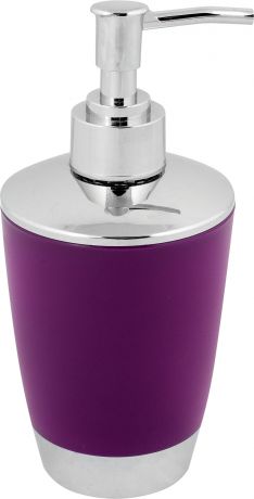 Дозатор для жидкого мыла настольный «Альма» пластик цвет фиолетовый