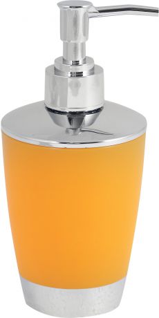 Дозатор для жидкого мыла настольный «Альма» пластик цвет оранжевый