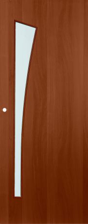 Дверь межкомнатная остеклённая Белеза 200x90 см цвет итальянский орех