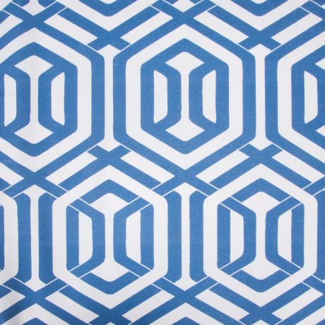 Ткань «Села», 280 см, абстракция, цвет синий