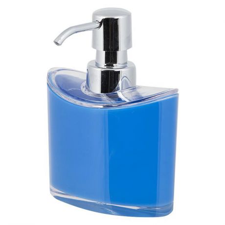 Дозатор настольный для жидкого мыла «Vetta», акрил, цвет синий