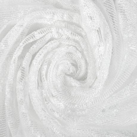 Тюль «Дионис» сетка 280 см цвет белый