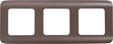Рамка Lexman Cosy, 3 поста, цвет шоколад