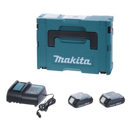 Набор 2 аккумулятора и зарядное устройство Makita, 18 В Li-ion, 2x4 Ач