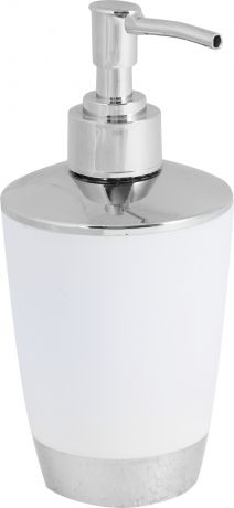 Дозатор для жидкого мыла настольный «Альма» пластик цвет белый
