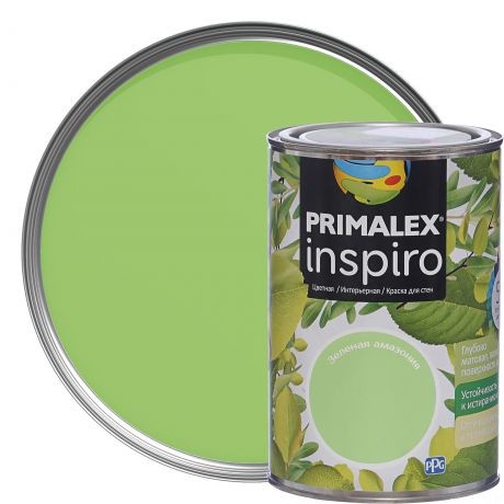 Краска Primalex Inspiro 1 л Зелёная Амазония