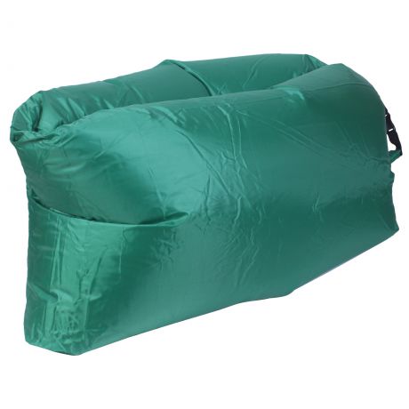 Диван надувной «Long» 220x70 см, цвет зелёный
