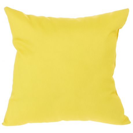 Подушка декоративная «Однотон» 40х40 см цвет желтый