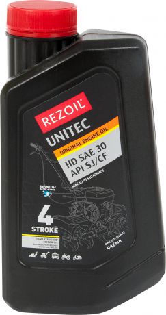 Масло моторное 4Т Rezoil Unitec минеральное, 0.946 л