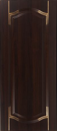 Дверь для кухонного шкафа «Византия», 30х92 см, цвет тёмно-коричневый