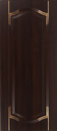 Дверь для кухонного шкафа «Византия», 40х92 см, цвет тёмно-коричневый