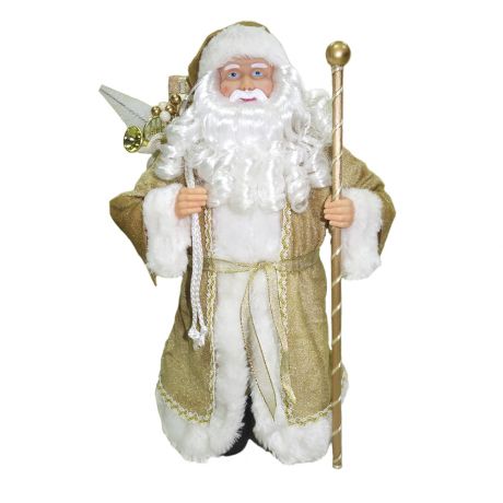 Фигурка «Дед Мороз», 41 см, цвет золотой