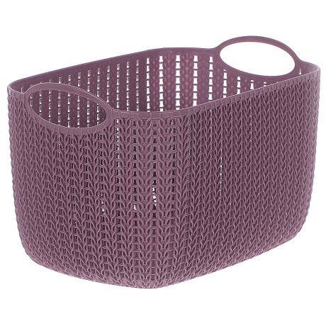 Корзина для хранения «Вязание», 7 л, цвет пурпурный