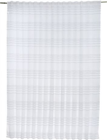 Тюль на ленте «Coventry», 290х280 см, цвет серый