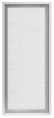 Витрина для шкафа Delinia «Гауз» 40x92 см, алюминий/стекло, цвет светло-серый