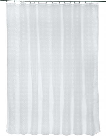 Тюль на ленте «Стокгольм», 250х260 см, цвет белый