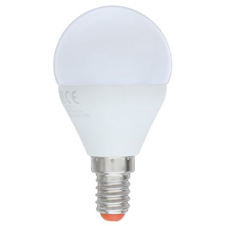 Лампа светодиодная Wolta шар E14 8 Вт свет тёплый белый, 5 шт.