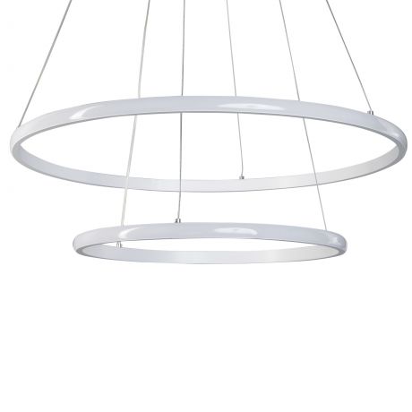 Светильник подвесной светодиодный Вита SMD, 9 м², тёплый белый свет, цвет белый