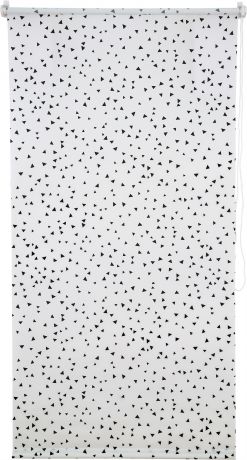 Штора рулонная «Фантазия», 70х160 см, цвет чёрно-белый