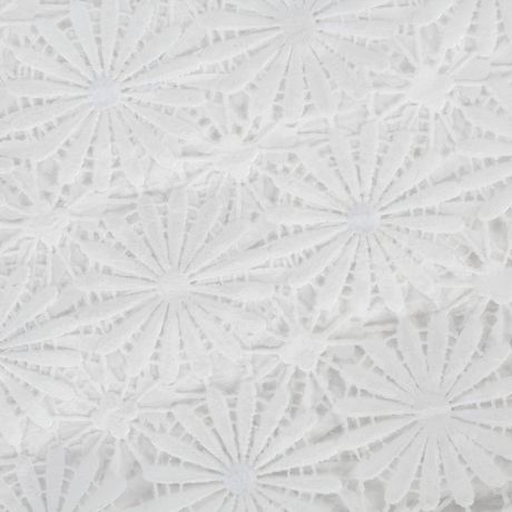 Скатерть «Белый ажур», ПВХ, 160x132 см