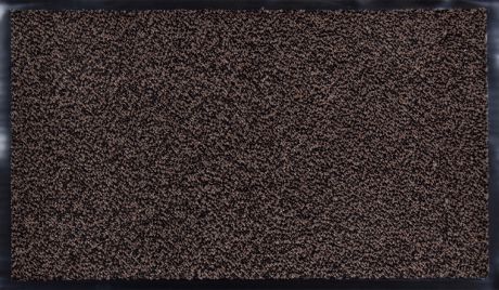 Коврик Fiesta, 45x75 см, полипропилен/резина, цвет коричневый/чёрный