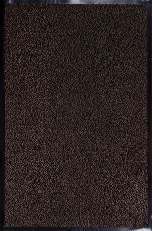 Коврик Fiesta, 60x90 см, полипропилен/резина, цвет коричневый/чёрный