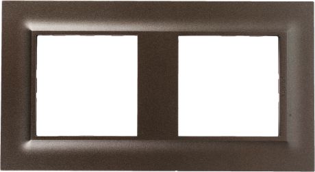 Рамка для розеток и выключателей Legrand «Structura», 2 поста, цвет магнезиум