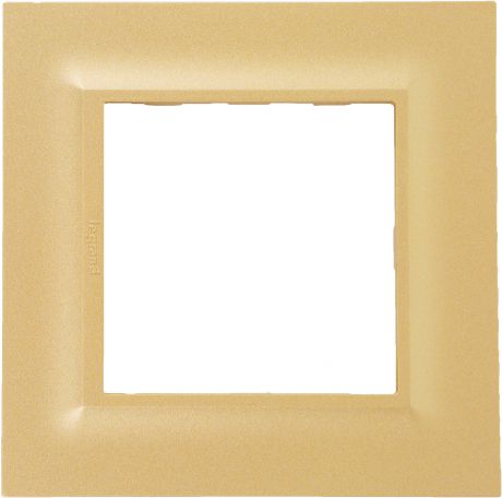 Рамка для розеток и выключателей Legrand «Structura», 1 пост, цвет золото