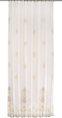 Тюль сетка на ленте «Версаль», 150x260 см, цвет экрю