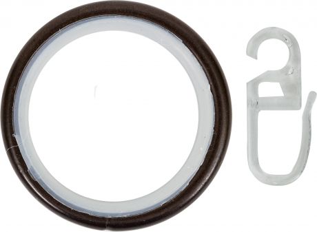 Кольцо, металл, цвет венге, 2 см, 10 шт.