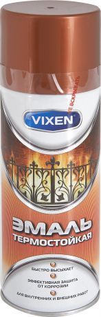 Эмаль аэрозольная термостойкая Vixen 500 мл цвет медь