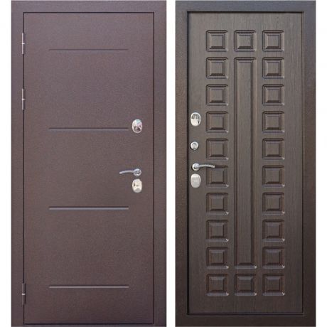 Дверь входная металлическая Isoterma 11 см, 960 мм, левая, цвет антик венге