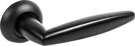 Ручка дверная на розетке Supreme BL24, цвет чёрный