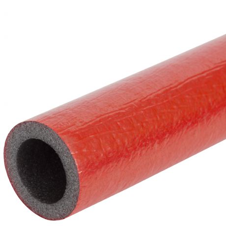 Изоляция для труб СуперПротект, Ø18 мм, 100 см, полиэтилен, цвет красный