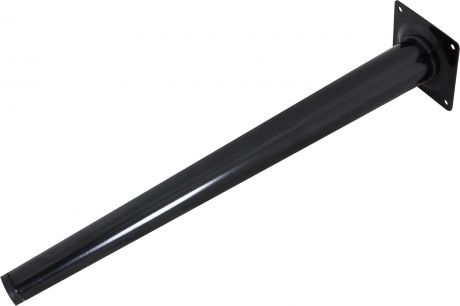 Ножка конусная 400х40х25 мм, сталь, цвет чёрный