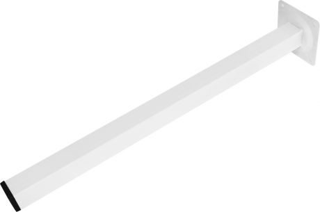 Ножка квадратная 400х25х25 мм, сталь, цвет белый