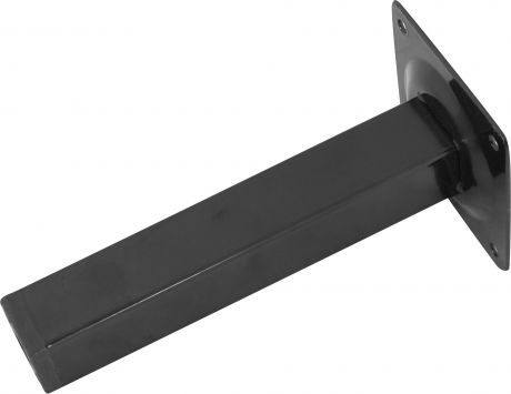 Ножка квадратная 150х25х25 мм, сталь, цвет чёрный