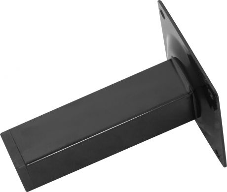 Ножка квадртная 100х25х25 мм, сталь, цвет чёрный