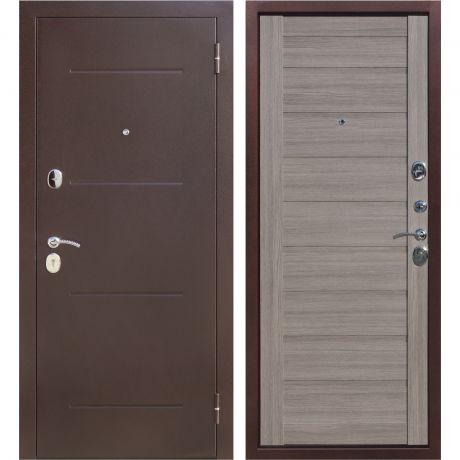 Дверь входная металлическая Ницца, 860 мм, правая, цвет грей царга