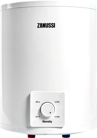 Электроводонагреватель накопительный Zanussi ZWH/S 10 Novelty O вертикальный, 10 л, нержавеющая сталь