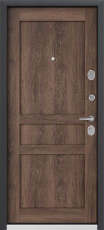 Дверь металлическая Контрол Мария, 960 мм, правая, цвет коричневый