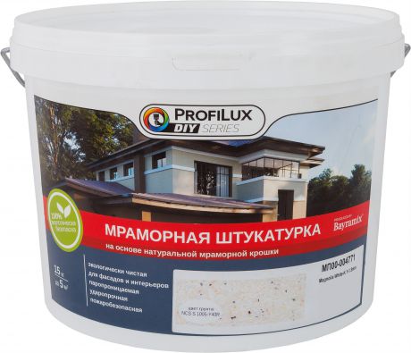 Штукатурка декоративная Magnolia White-K 15 кг цвет белый