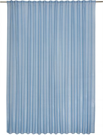 Тюль на ленте «Abby Fjord», 300х280 см, однотон, цвет синий